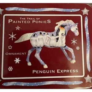 Trail of Painted Ponies Ornament Penguin Express Pony - HTF! NEW!